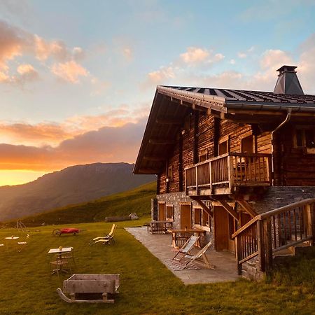Chambres Et Tables D'Hotes Le Choton A Nono - Col Du Joly Beaufortain 欧特吕斯 外观 照片