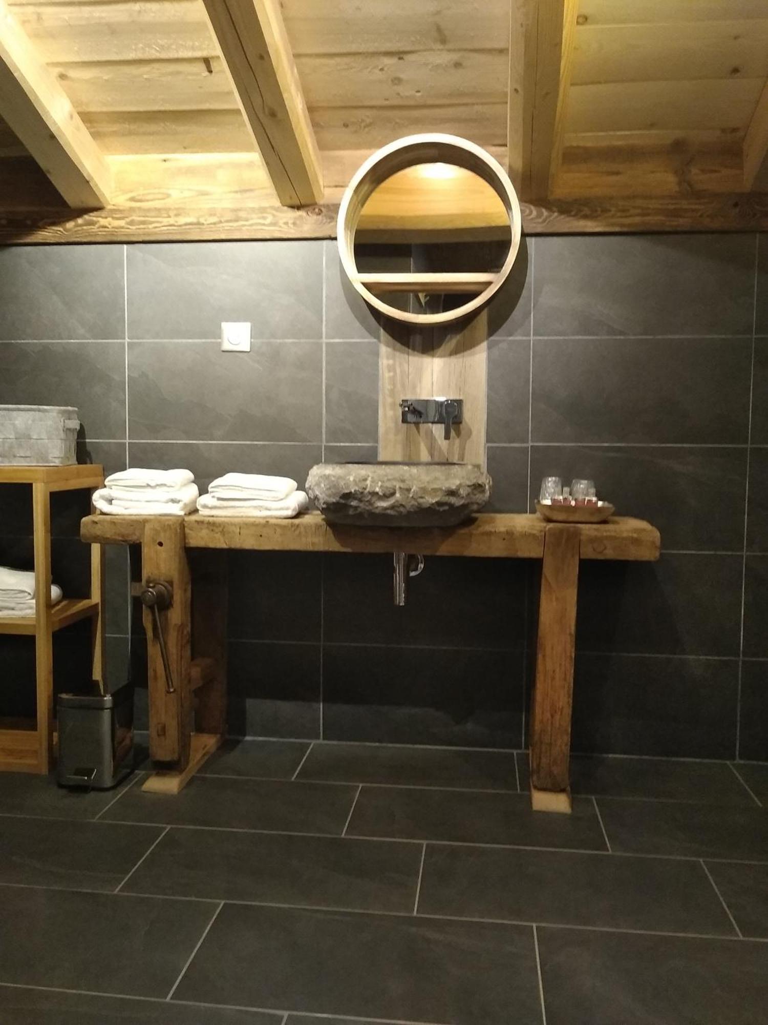 Chambres Et Tables D'Hotes Le Choton A Nono - Col Du Joly Beaufortain 欧特吕斯 外观 照片
