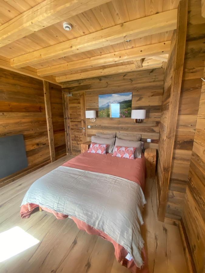 Chambres Et Tables D'Hotes Le Choton A Nono - Col Du Joly Beaufortain 欧特吕斯 外观 照片
