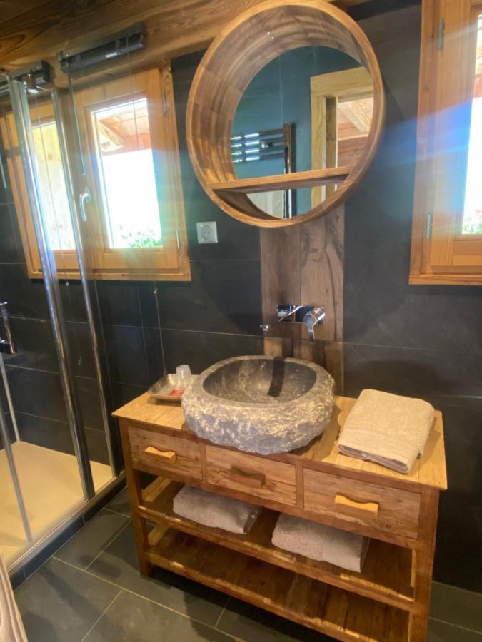 Chambres Et Tables D'Hotes Le Choton A Nono - Col Du Joly Beaufortain 欧特吕斯 外观 照片