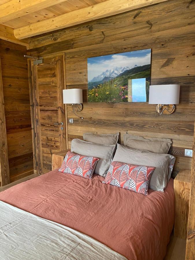 Chambres Et Tables D'Hotes Le Choton A Nono - Col Du Joly Beaufortain 欧特吕斯 外观 照片
